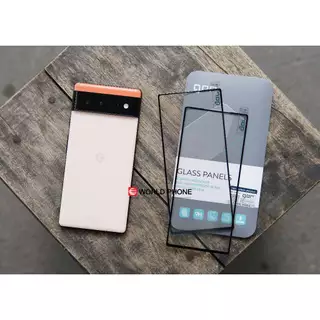 Cường lực GOR Pixel 6 full màn viền đen, Dán màn hình Google GG Pixel 6 trong suốt, chống bám vân tay