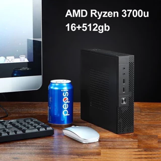 Bộ máy bàn mini PC ITX chạy AMD Ryzen 7 3700u tích hợp Vega 10 rất mạnh cho văn phòng, giải trí, gaming tầm trung