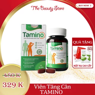 Viên Uống Tăng Cân TAMINO Thảo Mộc Hỗ Trợ Tăng Cân Cho Người Gầy Hộp 30 Viên Chính Hãng