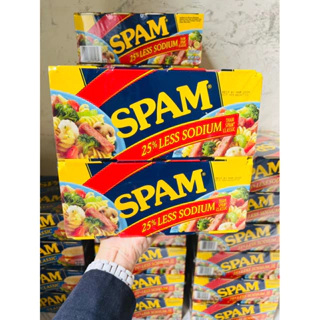Thịt hộp Spam 25% Less Sodium Mỹ