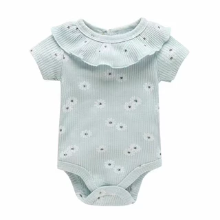 Bodysuit, body liền thân dài tay hè thu cotton cho bé trai và bé gái sơ sinh từ 3-9kg, hàng đẹp Quảng Châu
