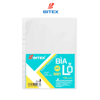 Bìa lỗ Bitex A4 SH01 (100cái/túi)