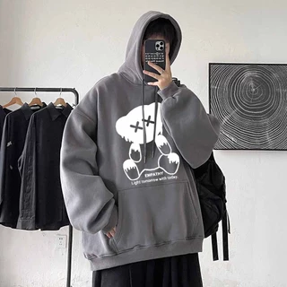 ÁO KHOÁC HOODIE NỈ BÔNG VẢI ĐẸP TỐT MỀM MỊN DÀY DẶN - ÁO KHOÁC CHUI ĐẦU CÓ NÓN VÀ TÚI TRƯỚC BỤNG GIỮ ẤM TAY CHE NẮNG