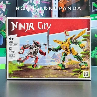 [Ninja] Lắp ráp NINJA CITY 4320 | 71781 Lloyd's Mech Battle EVO | 223 chi tiết