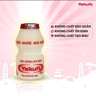 Thùng 5 lốc (25 chai) sữa uống lên men yakult (date mới)