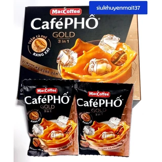 cà phê Maccoffee Phố Gold hộp 290g  ,hsd: 8/25