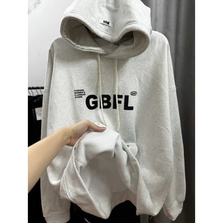 Áo Hoodie GBFl Form Rộng Mũ Trùm 2 Lớp Vải Nỉ Cottn Cao Cấp , Hoodie Nam Nữ Unisex