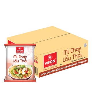 Thùng mì Chay lẩu thái Vifon 30 gói 65g