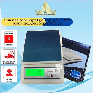 Cân điện tử WH-B20 hàng chính hãng loại cao cấp 3kg 10kg chắc chắn, chính xác cao kèm 2 pin