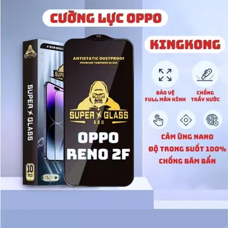 Kính cường lực Oppo Reno2 F , Reno 2F Kingkong full màn | Miếng dán bảo vệ màn hình cho opoo | OPKEM