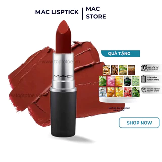 Son thỏi Mac Ruby Woo Matte Lipstick 3g