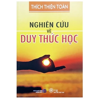 Sách - Nghiên Cứu Về Duy Thức Học