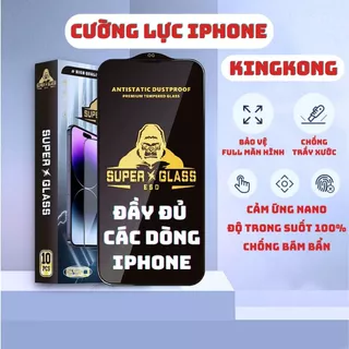 Kính cường lực iphone kingkong full dòng màn 6plus/6s/6splus/7/7plus/8/8plus/x/xs/11/12/13/14/pro/max/promax/plus|OPKEM