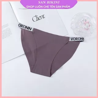 Quần lót nữ bigsize sexy thun lạnh không đường may Quần chip nữ co giãn mềm mịn dây hông dễ thương San Bikini QN32