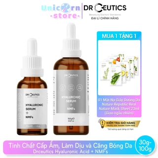 Tinh Chất Cấp Ẩm, Làm Dịu và Căng Bóng Da Drceutics Hyaluronic Acid + NMFs 30ml