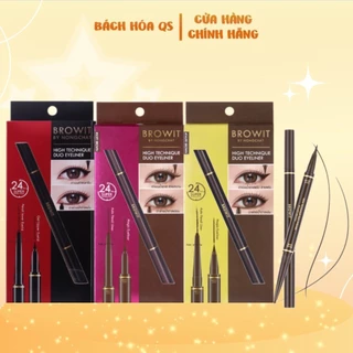 Bút Kẻ Mắt 2 Đầu Browit By Nongchat High Technique Duo Eyeliner