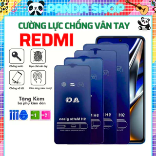 Kính Cường Lực Ag Nhám Xiaomi Redmi Note 12 12s 11 11s Pro Note 10 9 9s 12C A1 A2+ K30 K40 K50 9T 9C 9A 8 7