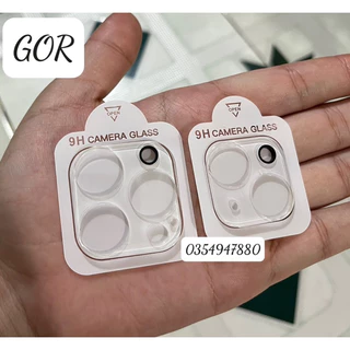 Bộ 2 kính cường lực Gor bảo vệ cụm camera cho iPhone 15/ 15 Plus/ 15 Pro/ 15 Pro Max trong suốt siêu bền đẹp