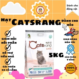 Thức ăn hạt Catsrang 5kg dành cho mèo con và mèo trưởng thành