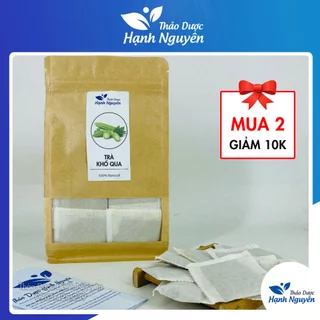 Trà khổ qua, mướp đắng (Bịch 50 túi lọc) thanh nhiệt, ổn định đường huyết - Thảo Dược Hạnh Nguyên