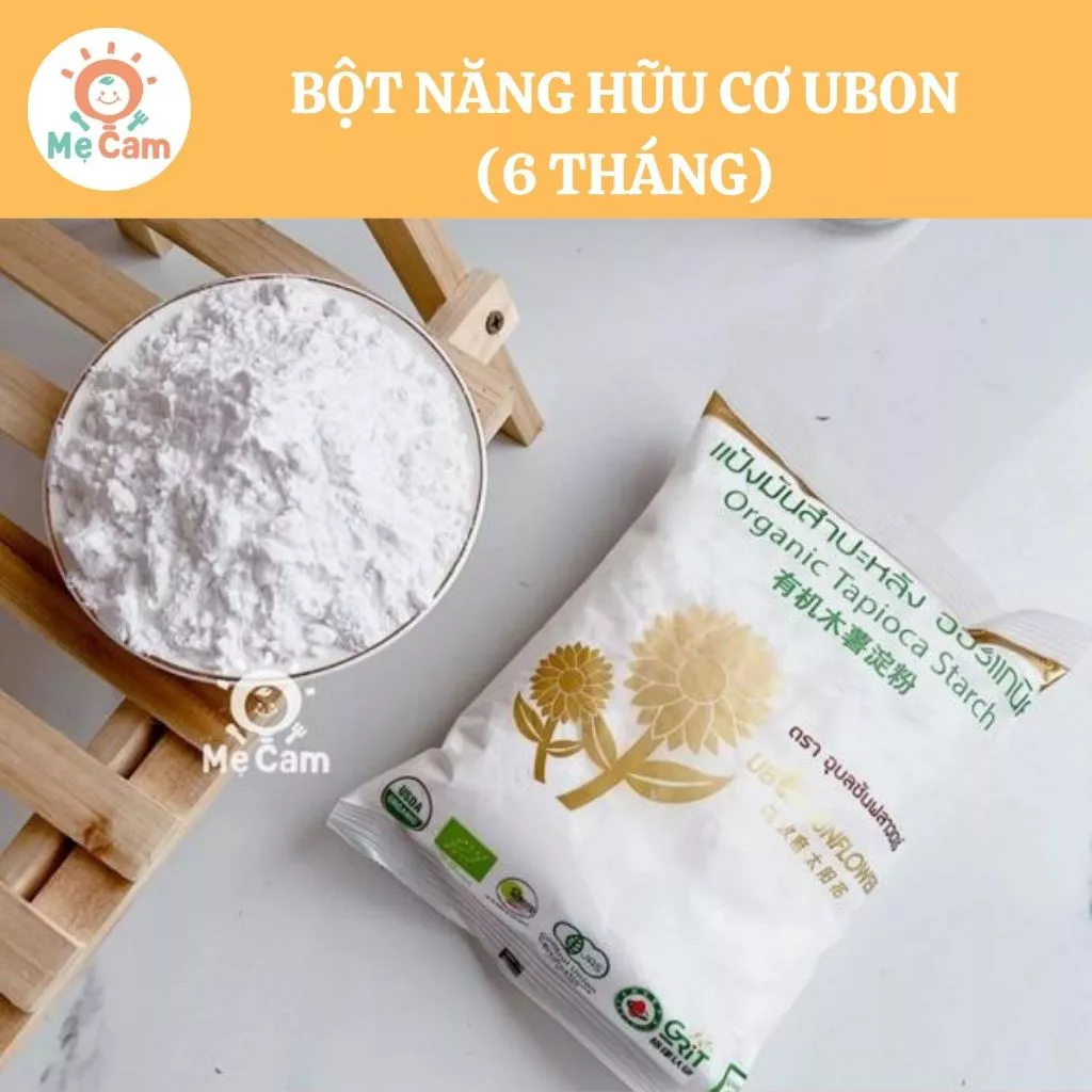 Bột năng hữu cơ Ubon Thái Lan làm bánh làm chả cho bé 6m+ Shop Mẹ Cam