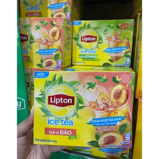 Trà Lipton Chanh Đào 16 gói / 1 hộp