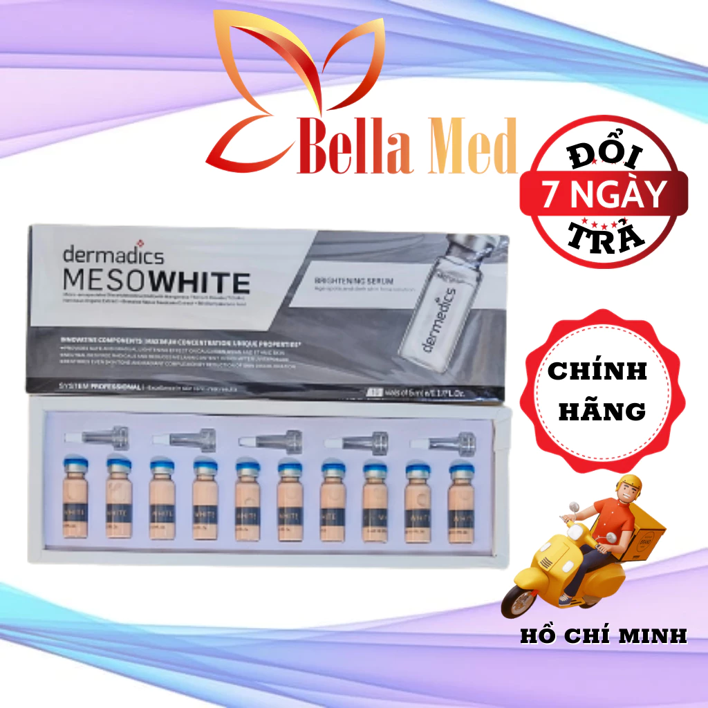 [Lẻ 1 ống] Serum Cấy Phấn Trắng Da Meso White Hàn Quốc -Bán lẻ 1 ống