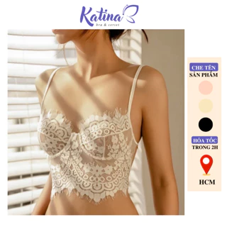 KTA02 Áo Bra Ren Bralette KATINA Mềm Mại Có Gọng Nâng Ngực Mút Mỏng Sexy Gợi Cảm Corset