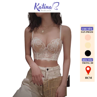 KTA41 Áo Bra Ren Định Hình Bralette KATINA Định Hình Cao Cấp Mút Vừa Nâng Ngực Dáng Croptop