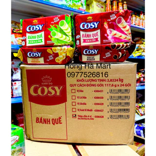 Thùng Bánh Quế Cosy 117,6g x24 gói