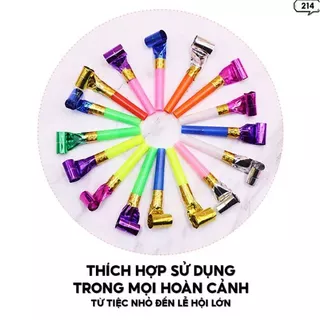 Bộ 10 kèn thổi vui nhộn trang trí sinh nhật - Diệp Linh