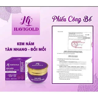 Kem nám tàn nhang đồi mồi Tía Tô HAVIGOLD 15g