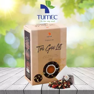 Trà gạo lứt Quê Việt thanh lọc gan, giải độc cơ thể nguyên liệu tự nhiên an toàn 600gr  - 𝐓𝐔𝐌𝐄𝐂