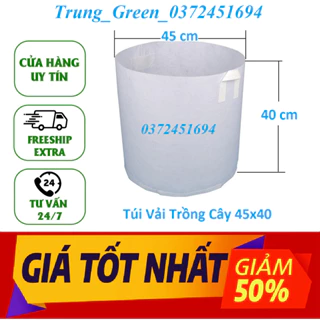 SET 20 chiếc 45x40 Túi Vải Trồng Cây  , Túi Vải Không Dệt, Túi Vải Địa