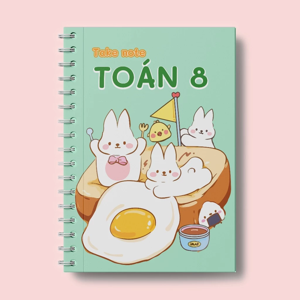 Sổ Giấy Lò Xo Take Note Toán 8 TUANVIET BOOKS cỡ A5 (Phiên Bản Mới Nhất)