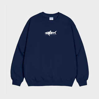 Áo Sweater Frozen Shark Nỉ Chân Cua lót lông Cotton 100% Unisex Local Brand