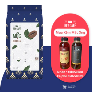 Cà phê Mộc Robusta Pha Phin/Máy Coffee Nguyên chất rang mộc Rey Cafe