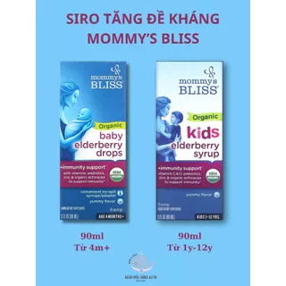 [ Hàng Mỹ ] Siro tăng đề kháng Mommy's Bliss Organic cho bé từ 4 tháng tuổi 90ml