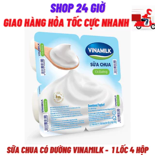 1 Lốc Sữa Chua Có Đường Vinamilk