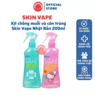 Xịt chống muỗi và côn trùng Skin Vape Nhật Bản - Chai 200ml