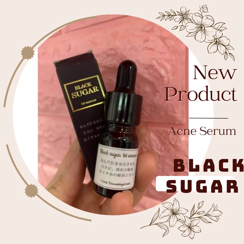 ( Hàng Chuẩn date 2024) Serum Black Sugar đường đen xóa mụn sạch thâm