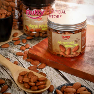 Hạnh nhân nướng tự nhiên Nutty - Hạt nướng nguyên vị, nhập khẩu từ Úc, tốt cho mẹ bầu