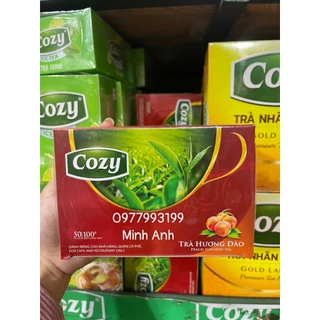 Trà Cozy Hương Đào (đôi) 50 túi/ 1 hộp