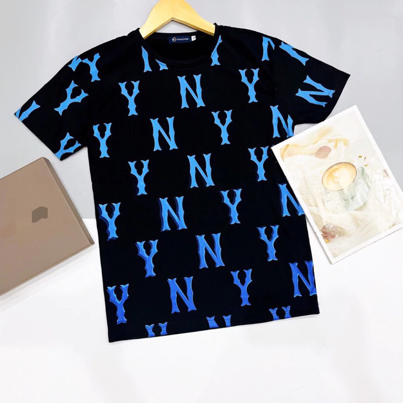 áo cotton cổ tròn NY nam nữ