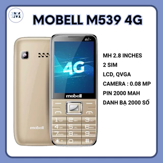 Điện thoại mobell M539 4G - hàng chính hãng , full hộp , nguyên seal