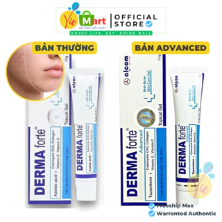 Derma Forte + DERMA FORTE ADVANCED Giảm Thâm Mụn, Dưỡng trắng mịn da 15g