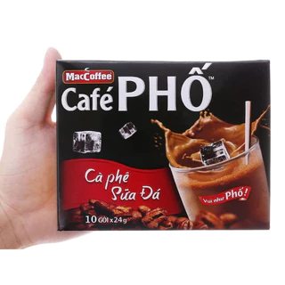 CAFFE SỮA ĐÁ PHỐ, HỘP 10 GÓI