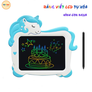 Bảng Viết Tự Xóa LCD Hình CON NGỰA - Bảng Vẽ Điện Tử Đa Sắc Màu Cao Cấp, Đồ Chơi Giáo Dục Sớm Trẻ Em