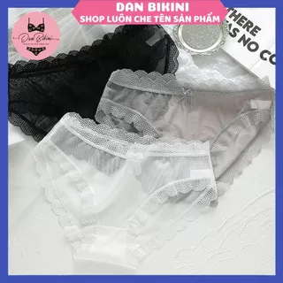 Quần Lót Nữ Ren cao cấp sexy Viền Ren đính nơ tôn dáng kháng khuẩn mẫu 105