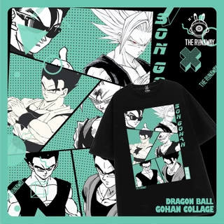 Áo phông Dragon Ball: Gohan Collage 100% Cotton Nam / Nữ by The Runaway